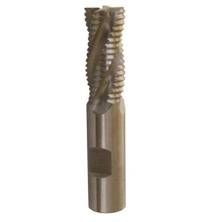 QUALTECH Roughing End Mill, NonCenter Cutting, Series DWC, 38 Diameter Cutter, 212 Overall Length, 34 DWC3/8